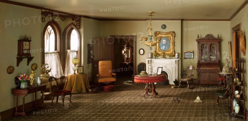 A33: "Middletown" Parlor, 1875-90, United States, c. 1940. Creator: Narcissa Niblack Thorne.