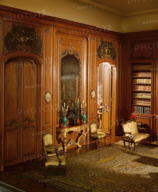 E-20: French Library of the Louis XV Period, c. 1720, United States, c. 1937. Creator: Narcissa Niblack Thorne.