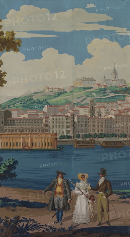 Wallpaper Panel, France, Early 19th century. Creator: Unknown.