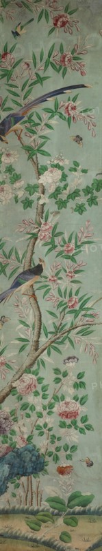 Wall Panel: Birds and Flowers, France, 1800/25. Creator: Unknown.