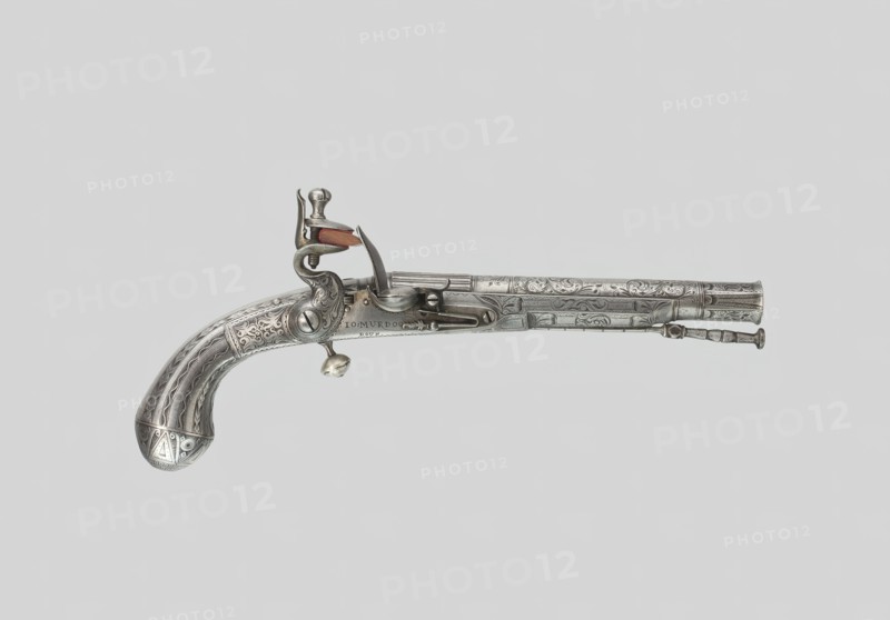 Flintlock Belt Pistol, Doune, c. 1780. Creator: John Murdoch.