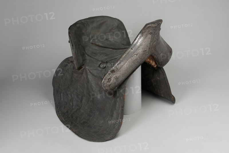Armored Saddle, France, early 17th century. Creator: Unknown.