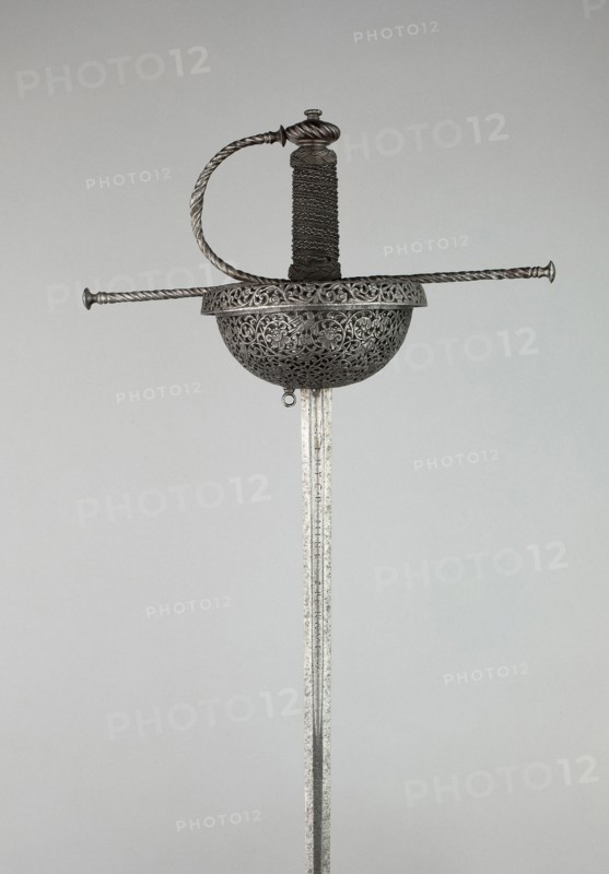 Cup-Hilted Rapier, Italy, c. 1650/70. Creator: Unknown.