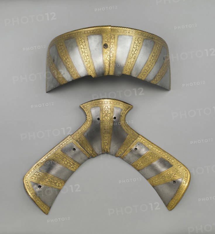 Cantle (Back two piece saddle steels), , c. 1575. Creator: Unknown.