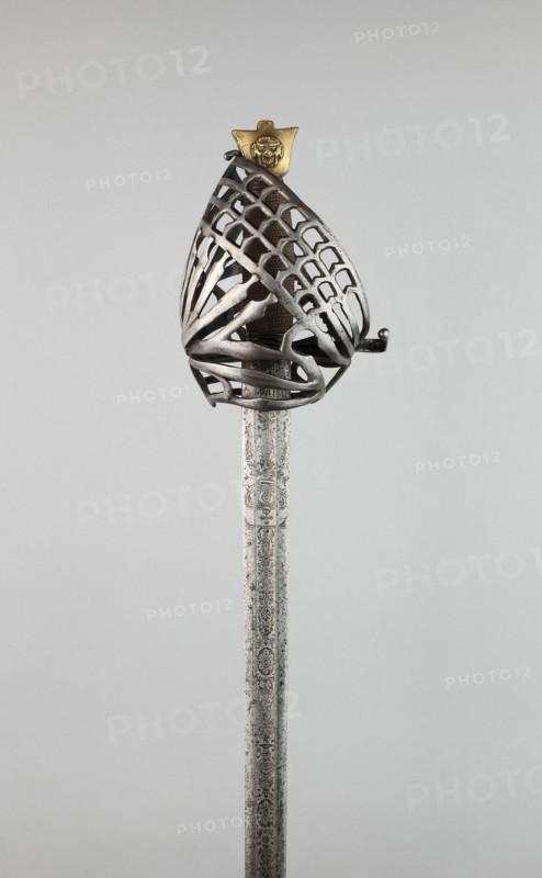 Basket-Hilted Broadsword (Schiavona), Venice, c. 1700. Creator: Unknown.
