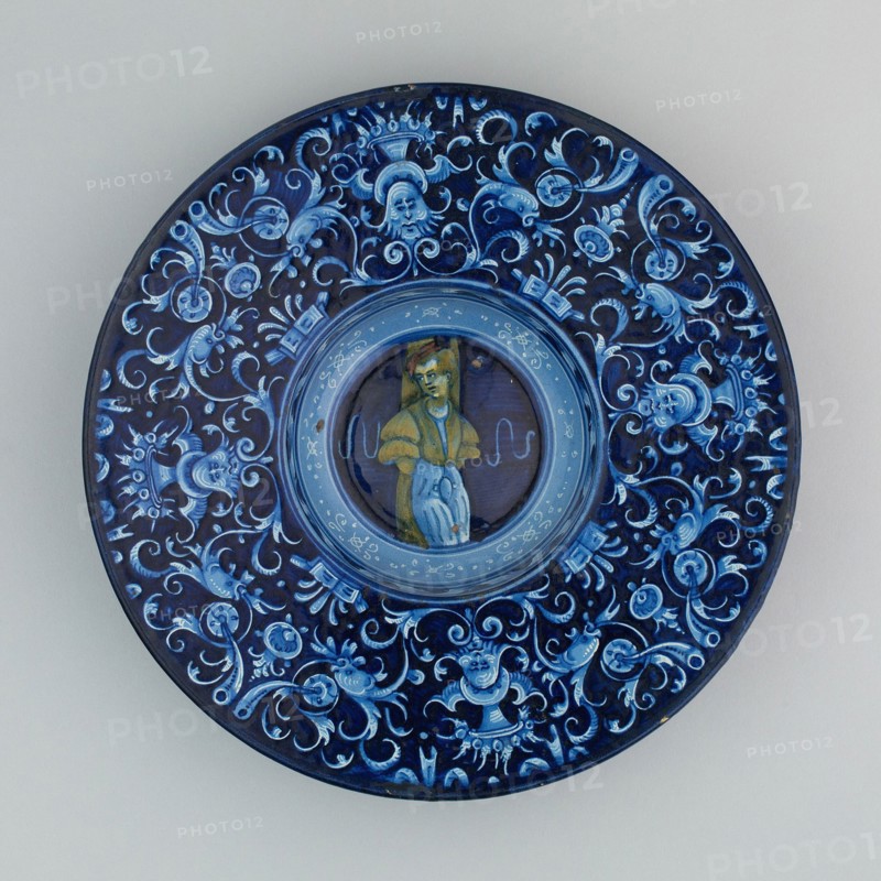Plate with a Youth, Faenza, c. 1530. Creator: Unknown.