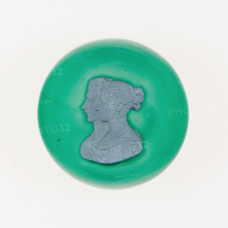 Paperweight, Toledo, late 19th century. Creator: New England Glass Company.