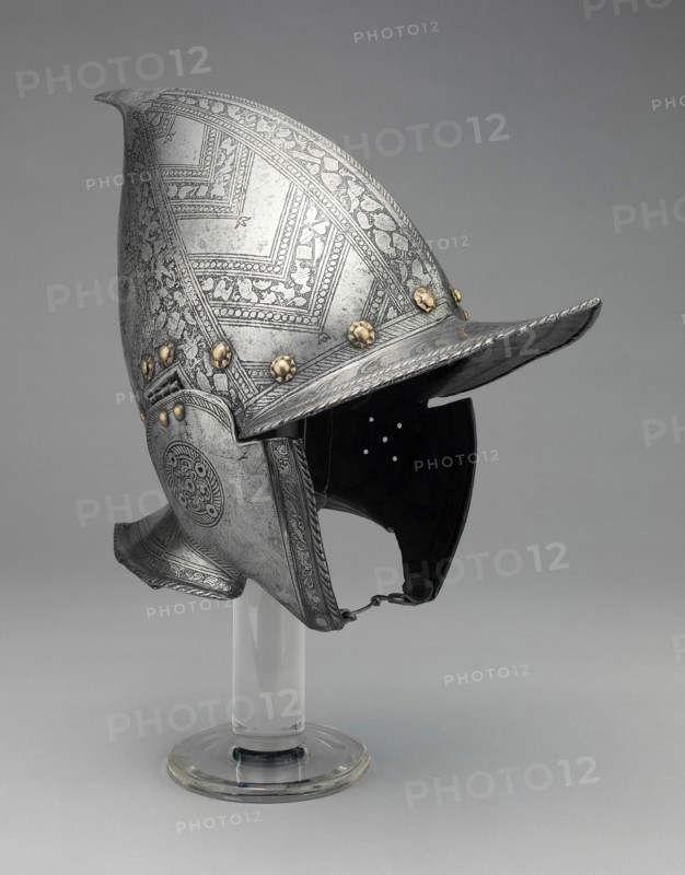 Burgonet, Northern Italy, c. 1570/80. Creator: Unknown.