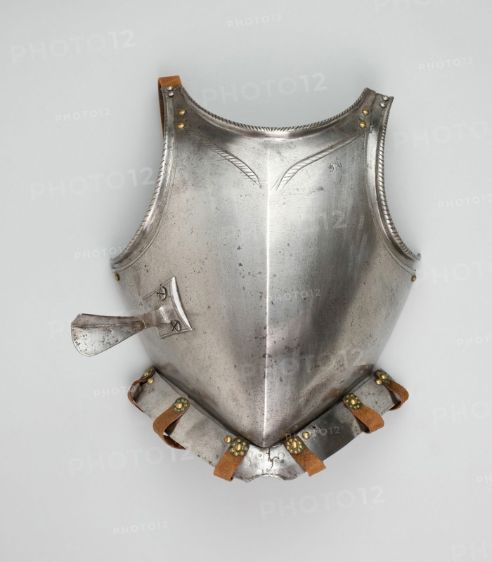 Breastplate with Lance Rest and Fauld, Italy, c. 1570. Creator: Unknown.