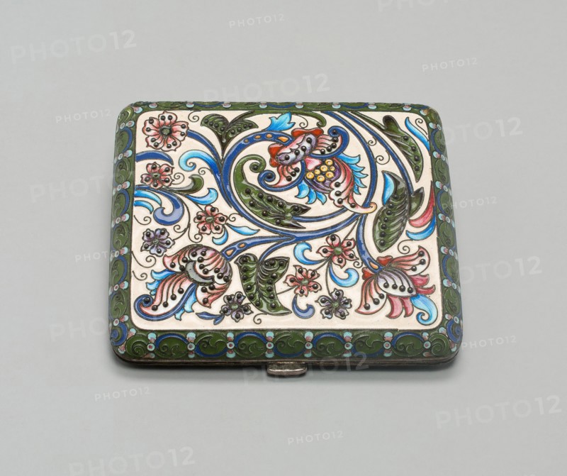 Cigarette Case, Moscow, c. 1896/1900. Creator: Carl Faberge.