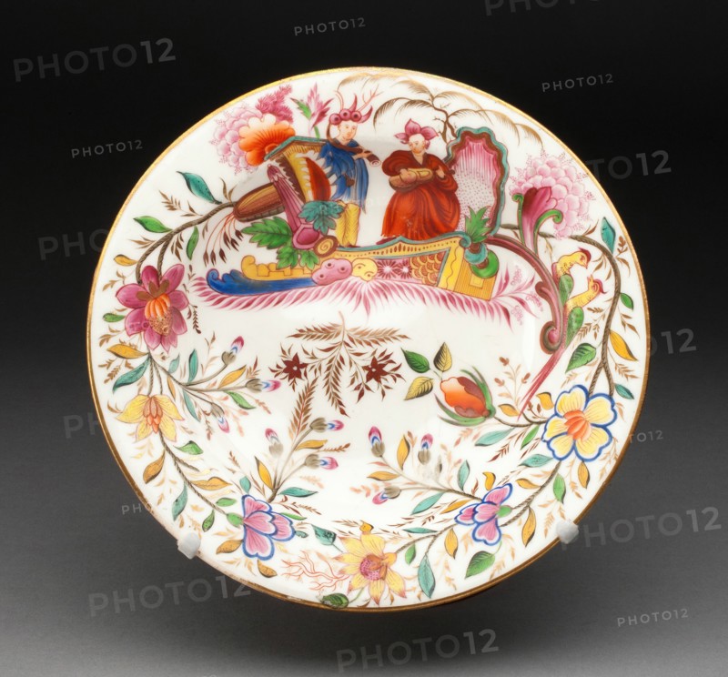 Soup Plate, Pinxton, c. 1800. Creator: Pinxton Porcelain Factory.