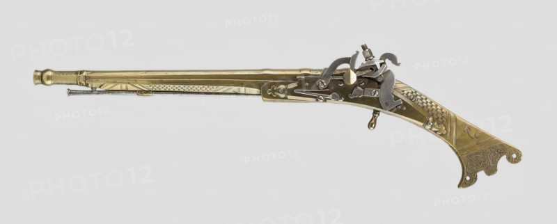 Snaphance Pistol, Dundee, 1614 with restored lock. Creator: Unknown.