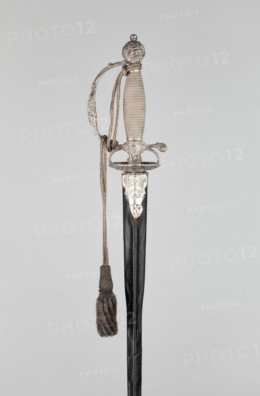 Smallsword and Scabbard, England, 1744/45. Creators: John Berthellot, Matthew Feesey.