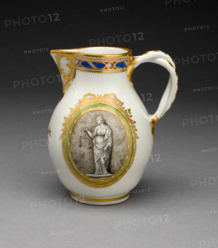 Milk Jug (part of a Coffee Service), Vienna, c. 1770. Creator: Vienna State Porcelain Manufactory.