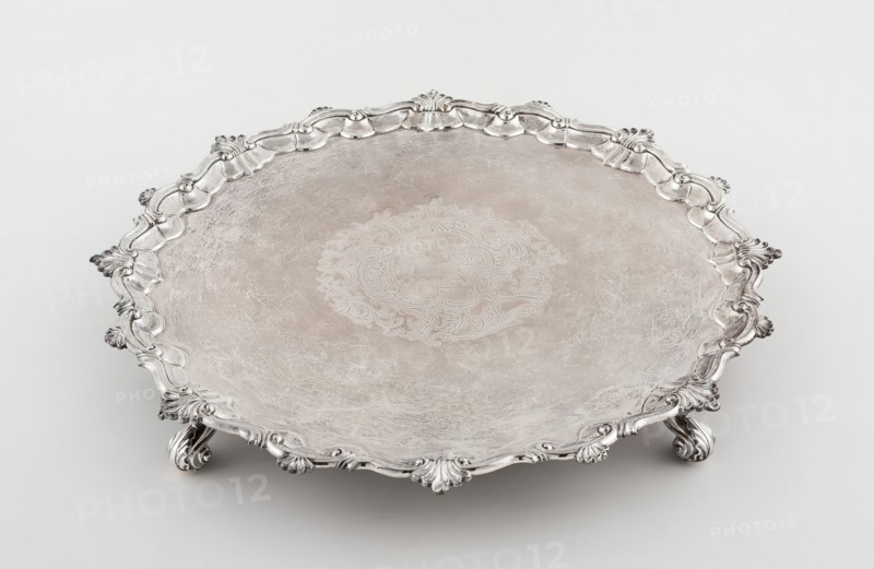 Tray, London, 1755/56. Creator: William Preston.