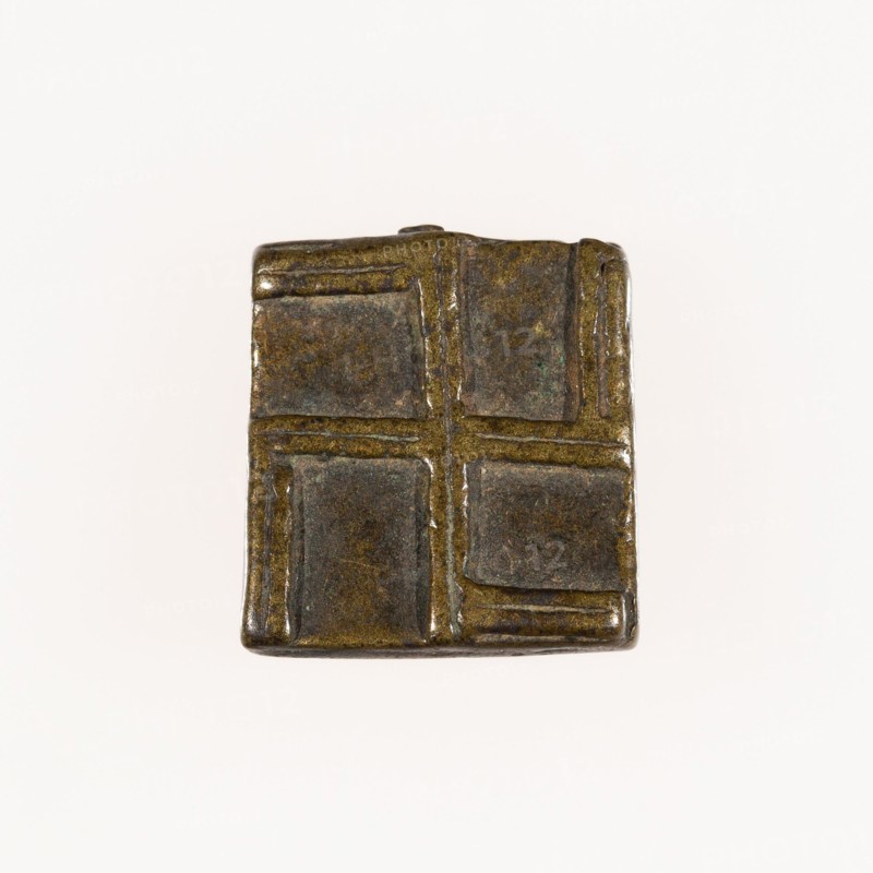 Goldweight with a Geometric Design, Ghana, 18th/19th century. Creator: Unknown.