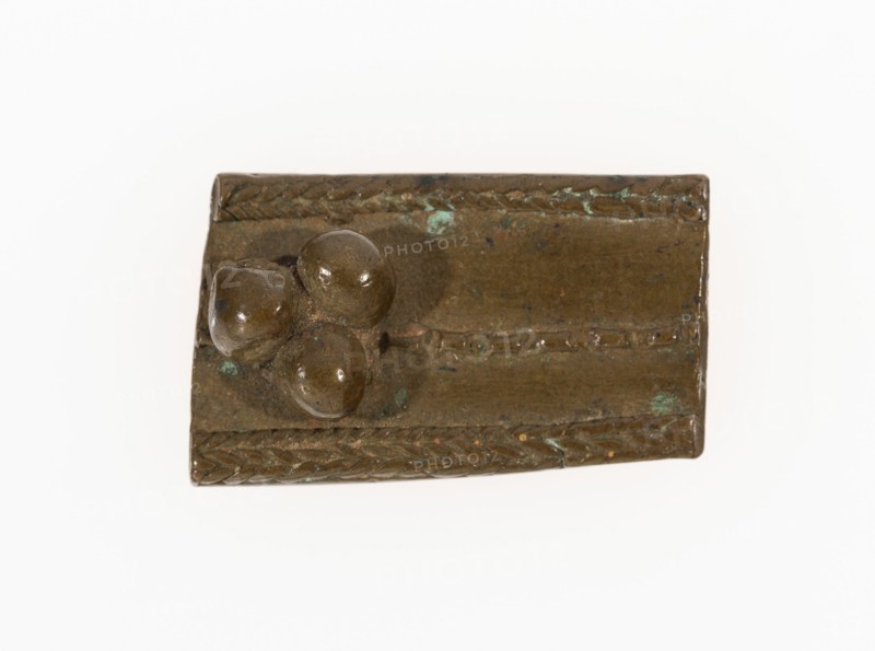 Goldweight with a Geometric Design, Ghana, 18th/19th century. Creator: Unknown.