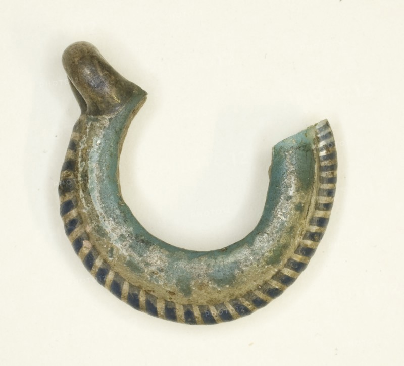 Earring, Egypt, New Kingdom, Second Half of Dynasty 18 (about 1400-1295 BCE). Creator: Unknown.