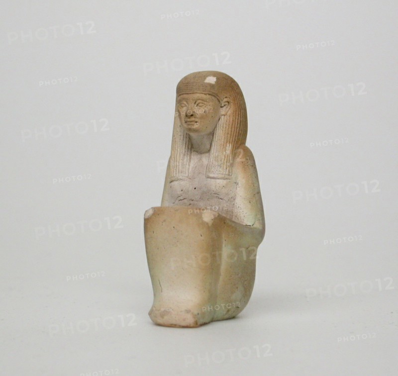 Statuette of the Goddess Maat, Egypt, New Kingdom, Dynasty 18 or earlier (1623-1293 BCE). Creator: Unknown.