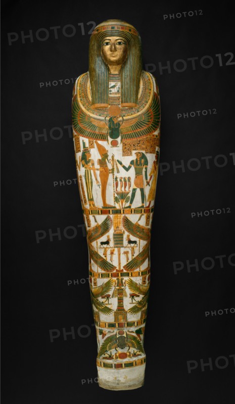 Coffin and Mummy of Paankhenamun, Thebes, Third Intermediate Period, Dynasty 22... Creator: Unknown.