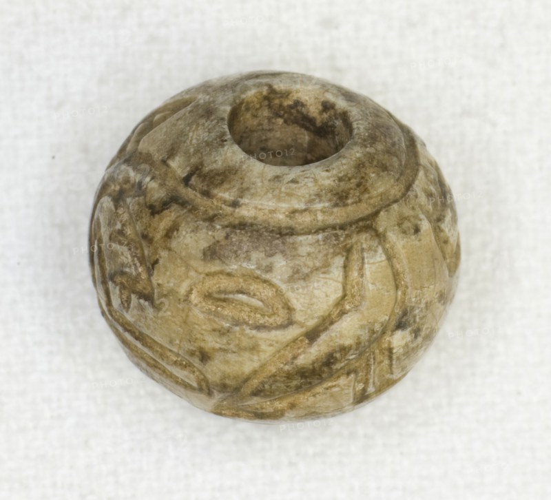 Bead with Cartouche of Amenemhat, Egypt, Middle Kingdom, Dynasty 12 (about 1985-1773 BCE). Creator: Unknown.