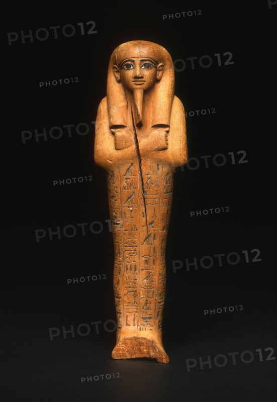 Shabti (Funerary Figurine) of Nebseni, Egypt, New Kingdom, Dynasty 18 (about 1570 BCE). Creator: Unknown.