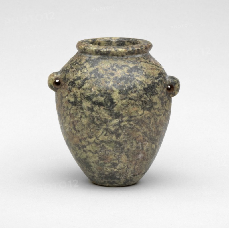 Vessel with Lug Handles, Egypt, Predynastic Period-Old Kingdom (about 4000-2250 BCE). Creator: Unknown.