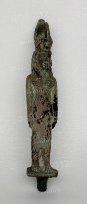 Statuette of the Goddess Mut, Egypt, Third Intermediate Period, Dynasty 21-25 (abt 1069-664 BCE). Creator: Unknown.