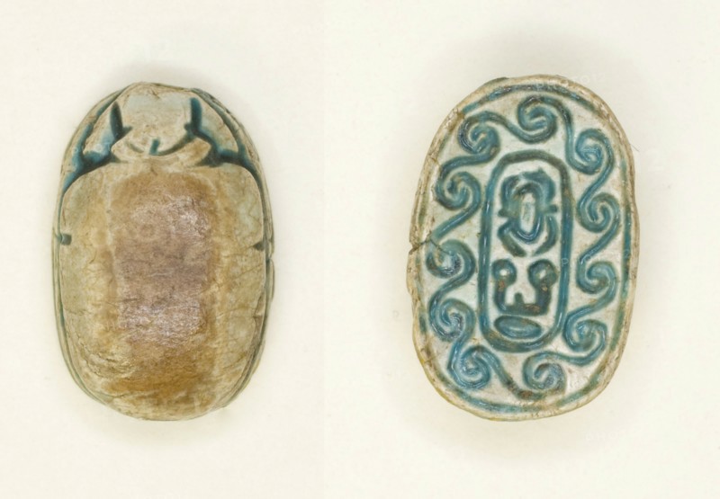 Scarab Seal of Sesostris I, Egypt, Middle Kingdom, Dynasty 12 (1991-1784 BCE). Creator: Unknown.