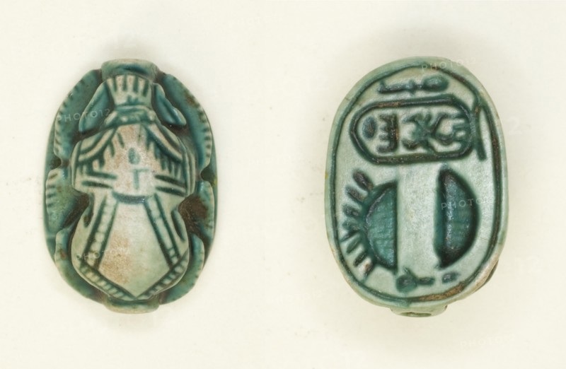 Scarab: Menkheperura (Thutmose IV), Egypt, New Kingdom, Dynasty 18, Reign of Thutmose IV... Creator: Unknown.