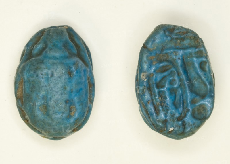 Scarab: Usermaatra Setepenra (Ramesses II), Egypt, New Kingdom, Dynasty 19, Reign of Ramesses II... Creator: Unknown.