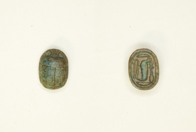 Scarab: Cobra, Egypt, New Kingdom, Ramesside Period, Dynasties 19-20 (about 1295-1096 BCE). Creator: Unknown.