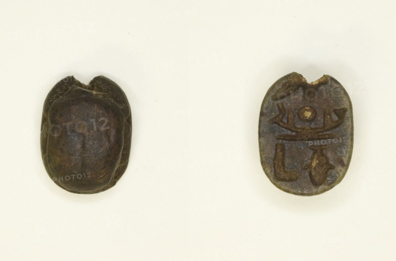 Scarab: Wish Formula, Egypt, New Kingdom-Late Period, Dynasties 18-26 (about 1550-525 BCE). Creator: Unknown.