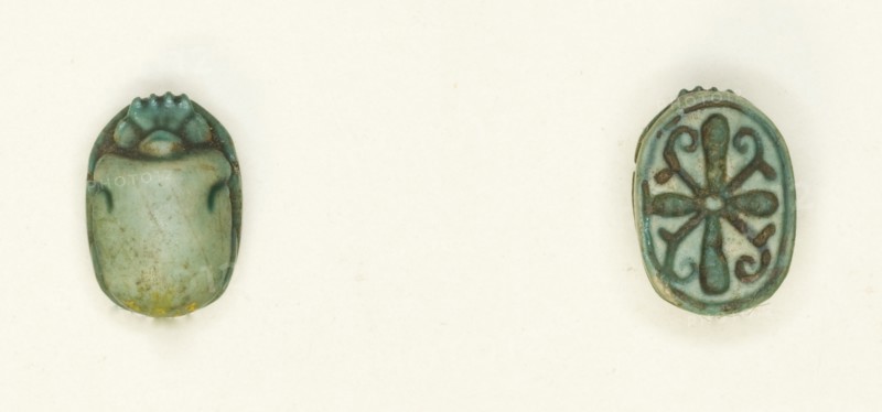 Scarab: Cross Pattern, Egypt, Second Intermediate Period, Dynasty 15 (about 1650-1550 BCE). Creator: Unknown.