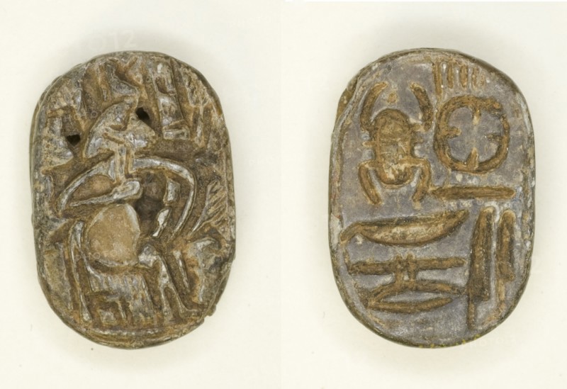 Plaque with Representation of Goddess Isis suckling Horus, Egypt, Third Intermediate Period... Creator: Unknown.