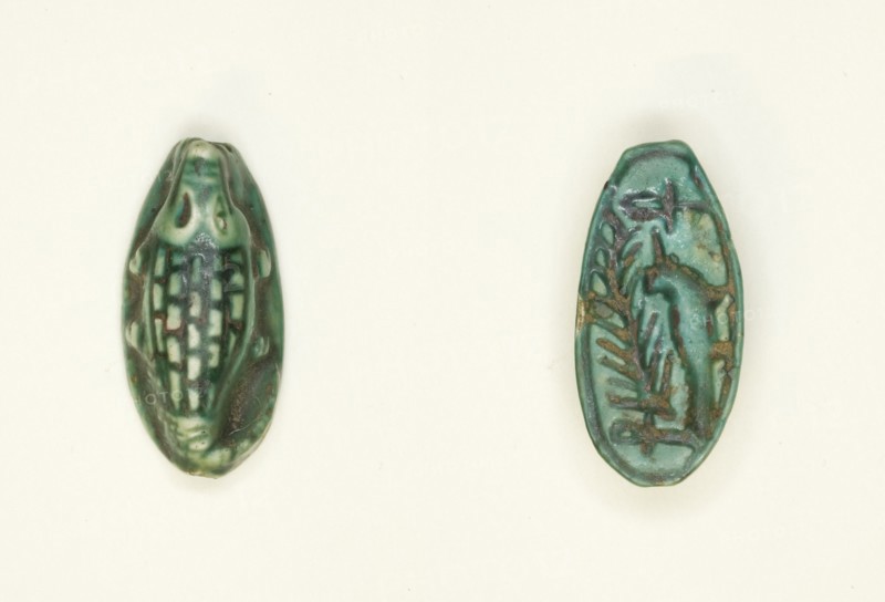 Scaraboid: Crocodile, Egypt, New Kingdom, Dynasties 18-20 (about 1550-1069 BCE). Creator: Unknown.