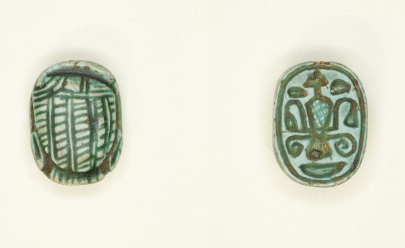 Scaraboid: Duck with Head lying on its Side, Egypt, New Kingdom, Dynasty 18 (about 1550-1295 BCE). Creator: Unknown.