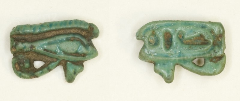 Eye of Horus (Wedjat) Amulet, Egypt, New Kingdom, Dynasty 18, reign of Amenhotep III... Creator: Unknown.