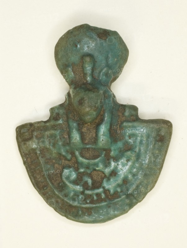 Pectoral Amulet of the Goddess Bastet, Egypt, Third Intermediate Period, Dynasty 21-25 (1070-656 BCE Creator: Unknown.