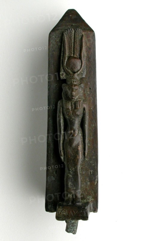 Statuette of the Goddess Wadjet, Egypt, Late Period, Dynasty 26 (664-525 BCE). Creator: Unknown.