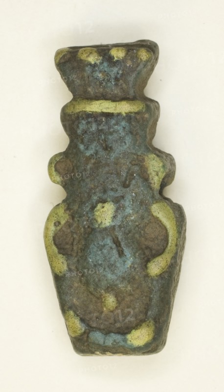 Amulet of the God Bes, Egypt, Roman Period (30 BC-395 AD). Creator: Unknown.