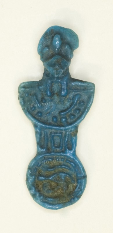 Amulet of a Menat Counterpoise with Lion-headed Goddess, Egypt, Third Intermediate Period-Late... Creator: Unknown.