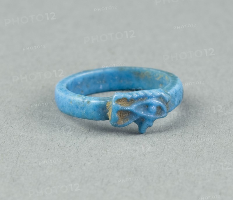 Eye of Horus (Wedjat) Finger Ring, Egypt, New Kingdom, late Dynasty 18 (about 1325 BCE). Creator: Unknown.