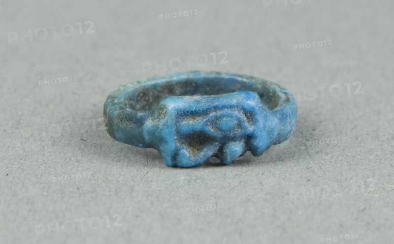 Eye of Horus (Wedjat) Finger Ring, Egypt, New Kingdom, late Dynasty 18 (about 1325 BCE). Creator: Unknown.