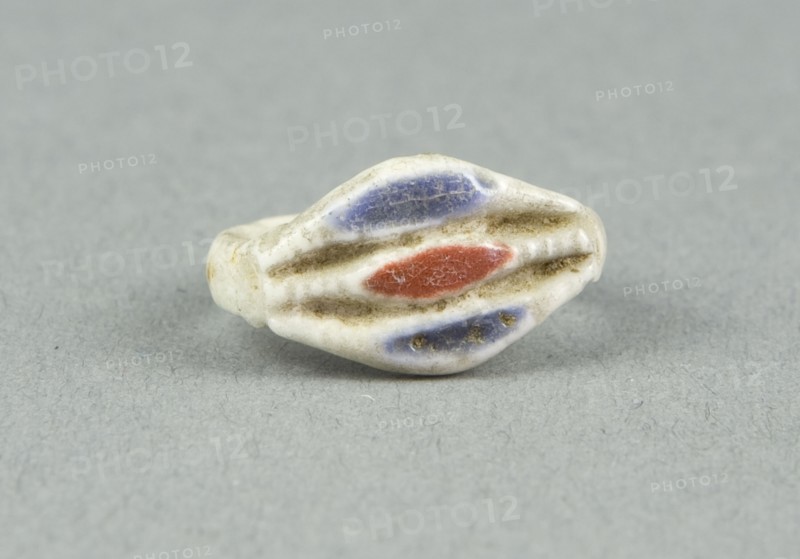 Ring with Inlaid Openwork Bezel, Egypt, New Kingdom, Dynasty 18 (about 1350 BCE). Creator: Unknown.