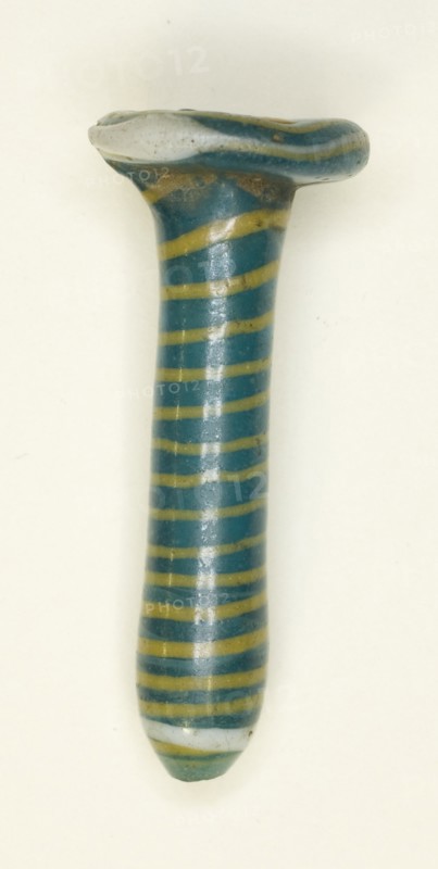 Ear Stud or Bead, Egypt, New Kingdom, Dynasties 18-19 (about 1350-1186 BCE). Creator: Unknown.