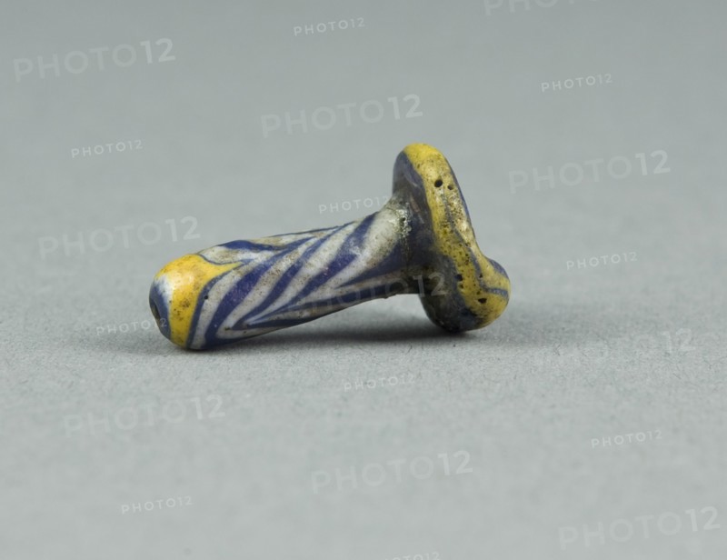 Ear Stud or Bead, Egypt, New Kingdom, Dynasties 18-19 (about 1350-1186 BCE). Creator: Unknown.