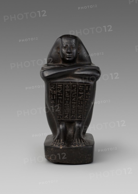 Statue of Shebenhor, Egypt, Late Period, Dynasty 26 (664-525 BCE). Creator: Unknown.