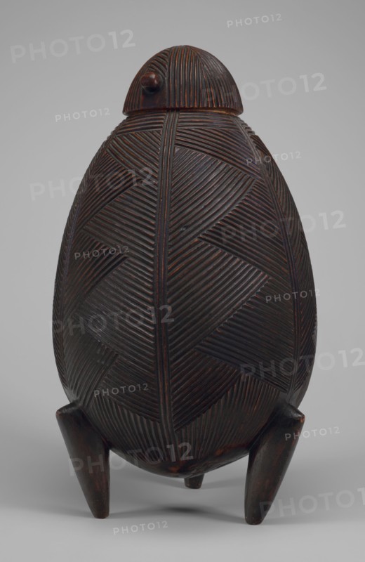 Lidded Container, South Africa, Mid-late 19th century. Creator: Unknown.