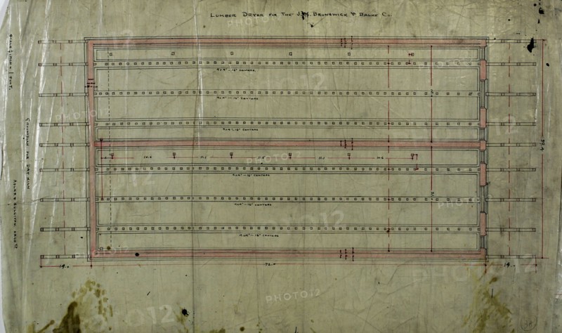 J.M. Brunswick and Balke Company Lumber Dryer, Chicago, Illinois, c. 1883. Creator: Adler & Sullivan.